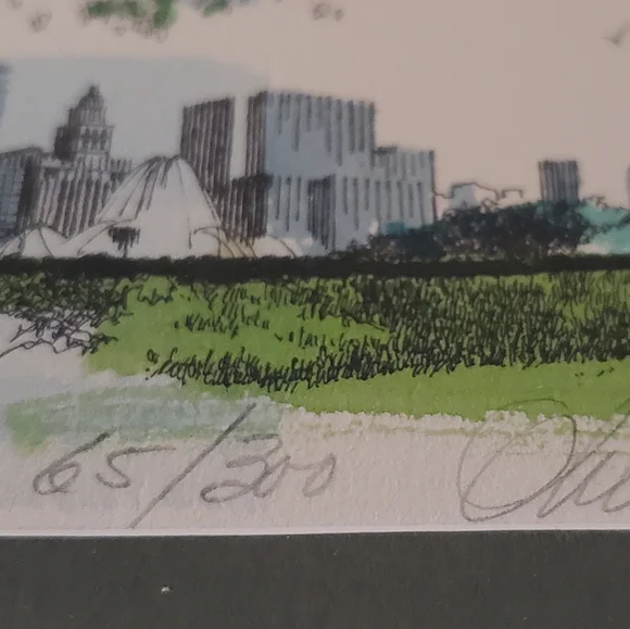 Hollenbeck Limited Edition FRAMED Print CHICAGO MONTAGE